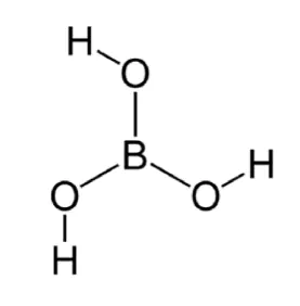 boric acid فرمول